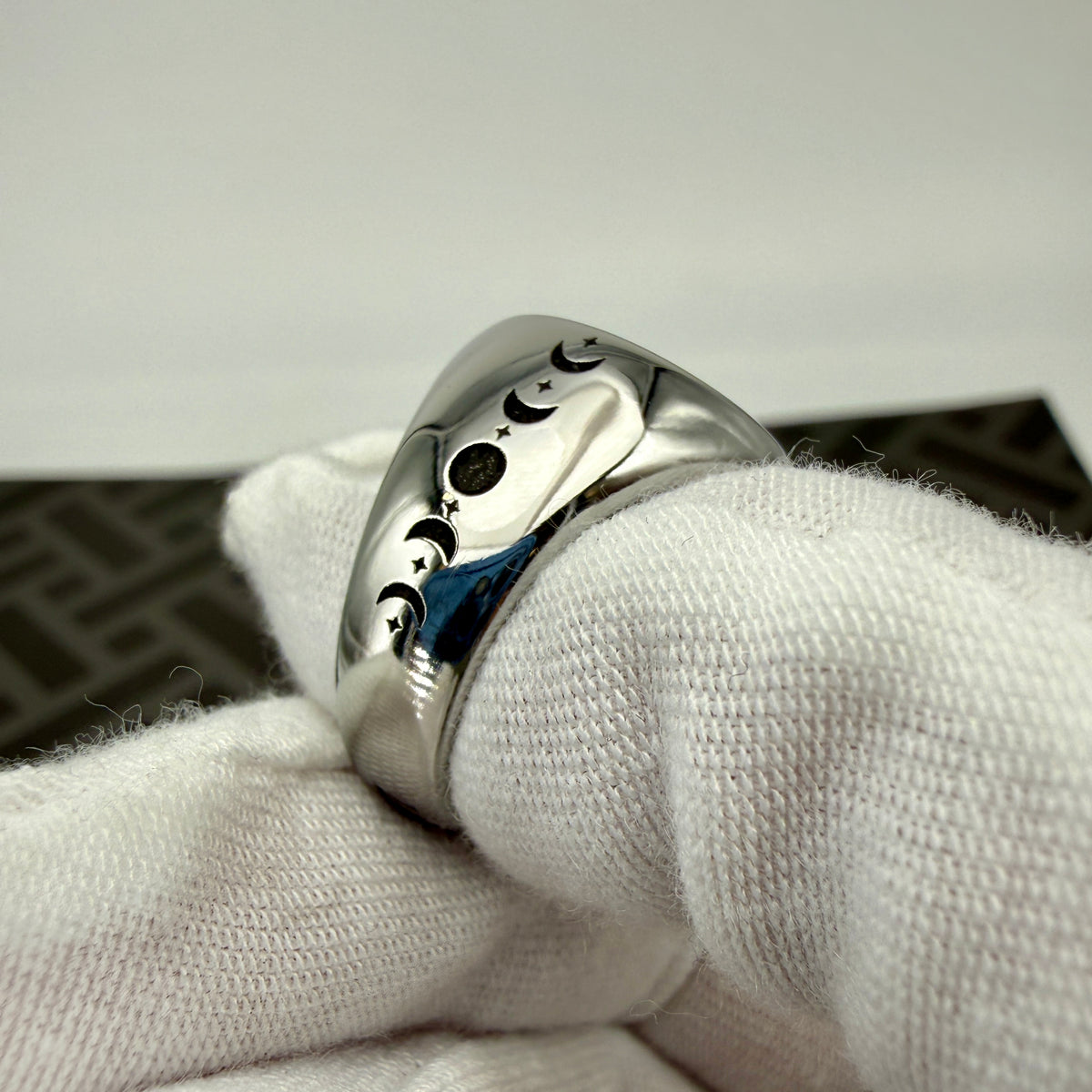Zodiac Stainless Steel Signet Ring