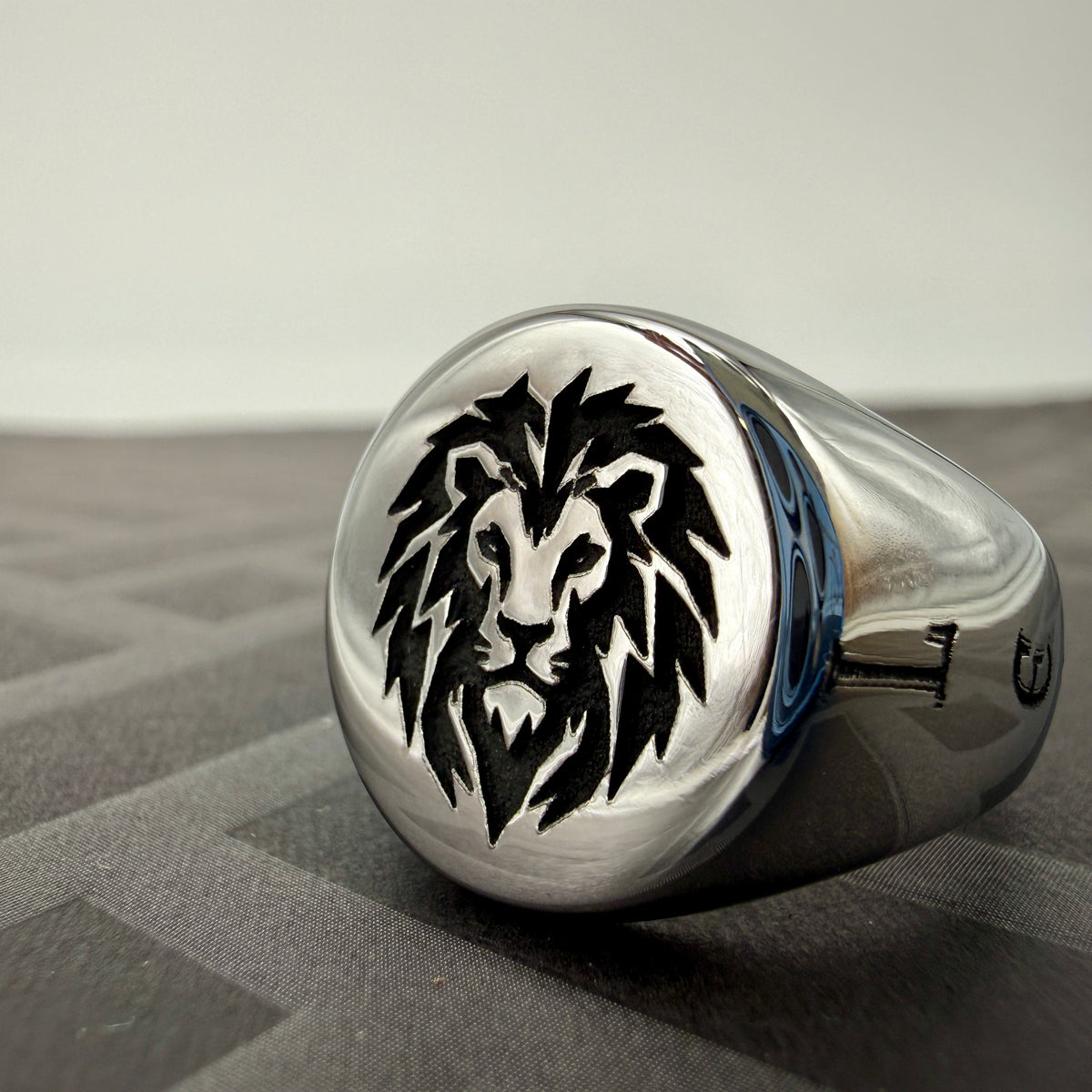 Zodiac Stainless Steel Signet Ring